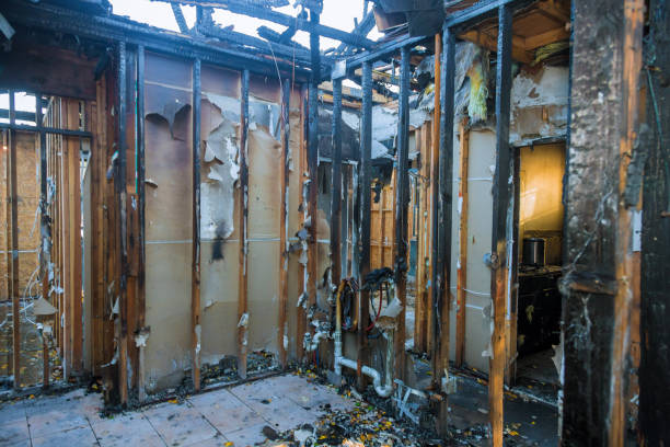 Professional Fire Damage Cleanup technician working in Ellenton, FL
